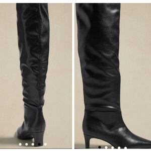 New BR Vegan Leather Tall Slouch Boot